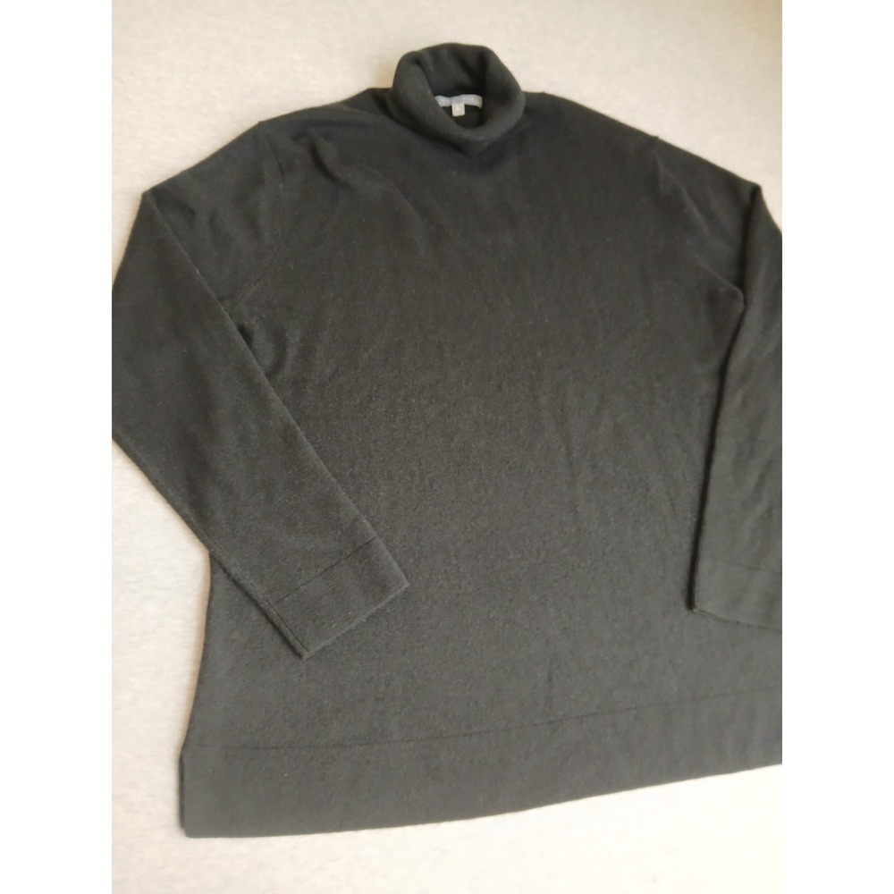 Neiman Marcus Sweater XL 100 Cashmere Quiet Luxury Minimalist Turtleneck Knit - Picture 9 of 11